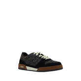 Fendi Multicolor Calf Leather Bos Taurus Low Top Sneakers
